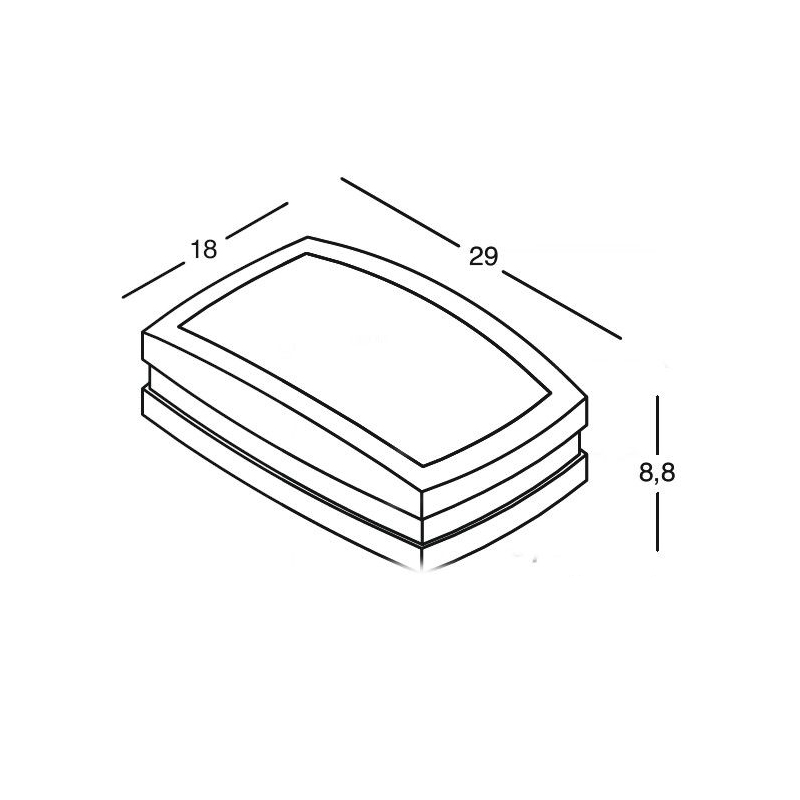 Applique GES301 alluminio - immagine 2