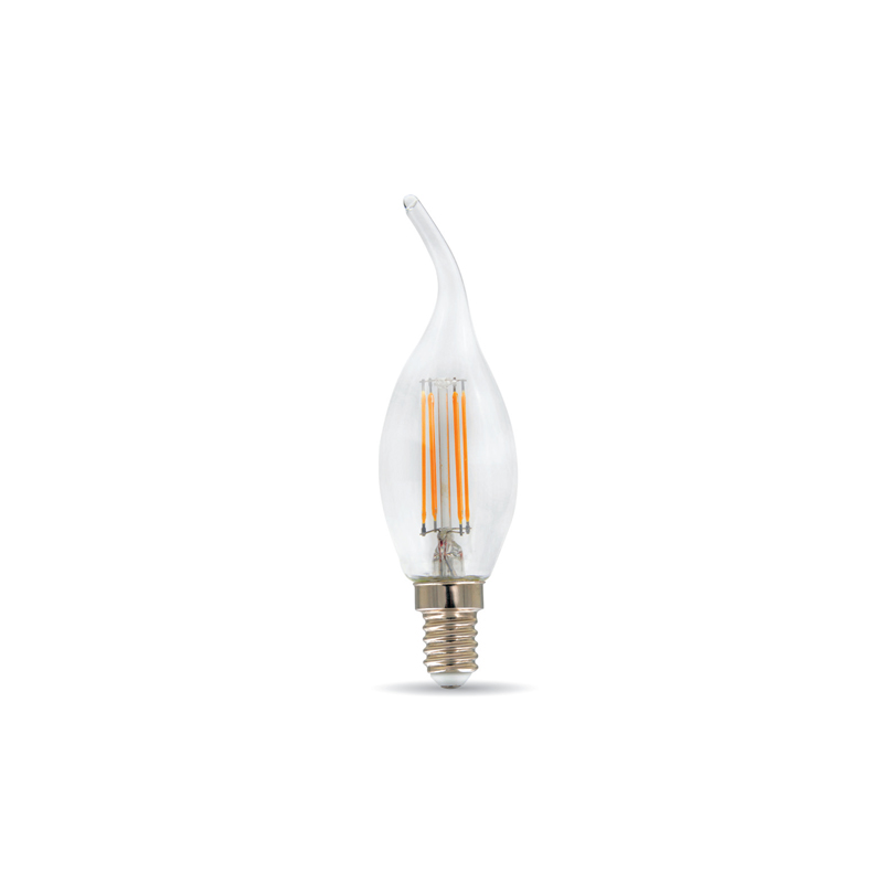 Lampadina LED VENTO 4W E14 2700K CLEAR